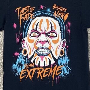 WWE Jeff Hardy T-Shirt Size Small Black Twist Of Fate Brother Nero Team Extreme
